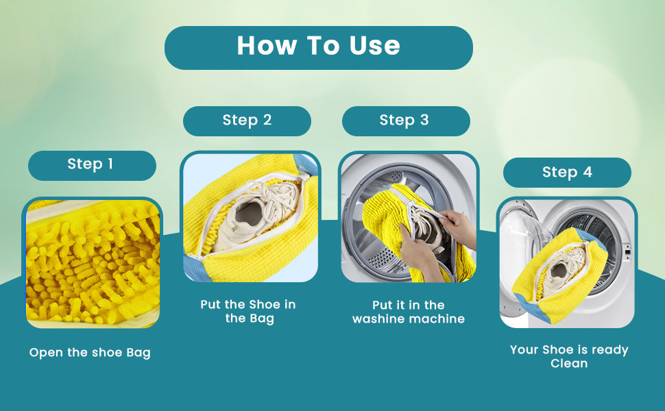 ELYNO SHOE WASHING BAG